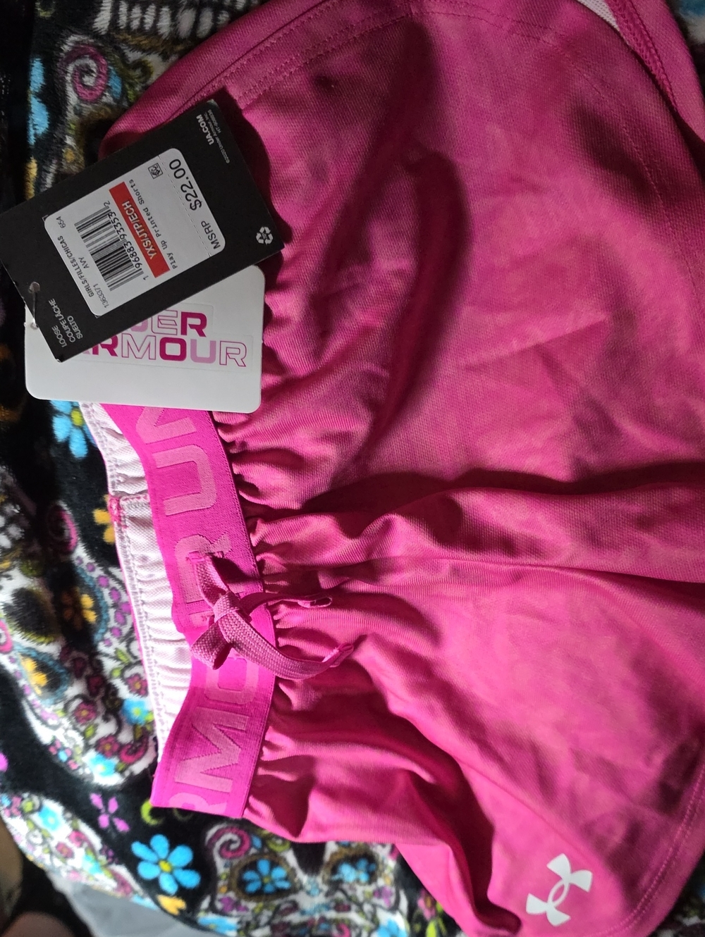 Under Armour Hot Pink Girl's Athletic Shorts BNWT